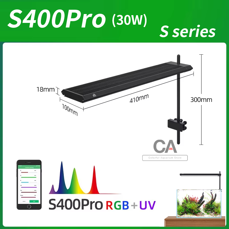 Planted Aquarium Maintenance - WEEK AQUA S Series RGB+UV Full
