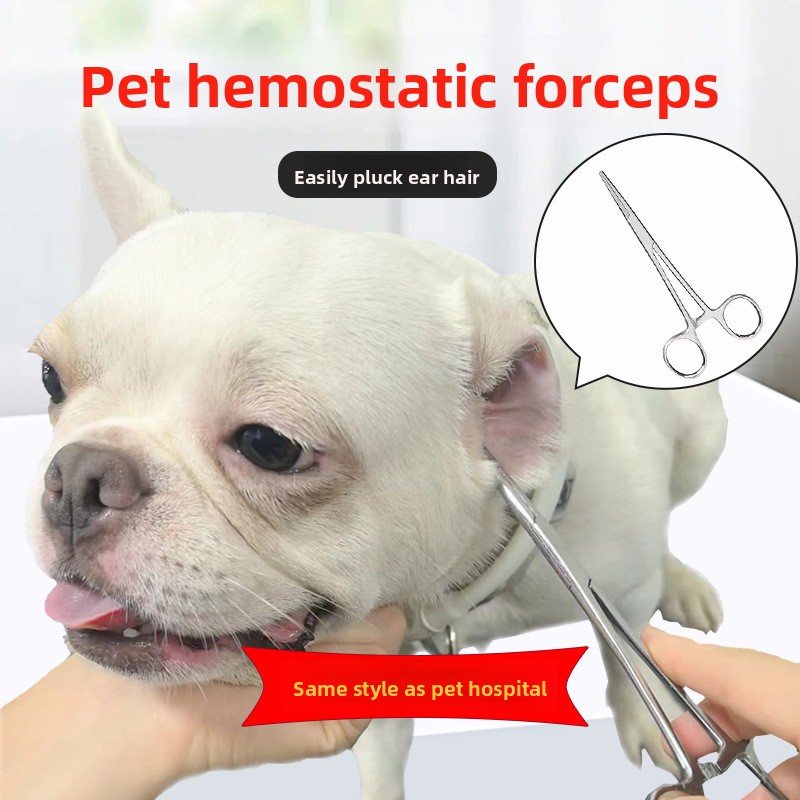 Trimming Scissor Set - Pet Ear Hair Plucking Pliers Cat