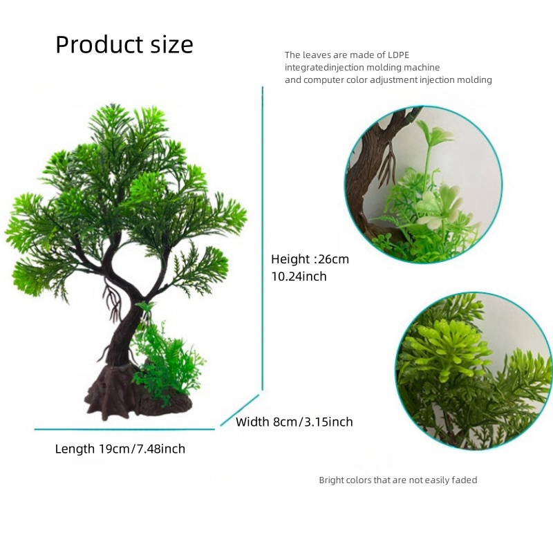 Fish Tank DIY Artificial Aquar - Aquarium Plant Live recension och pris