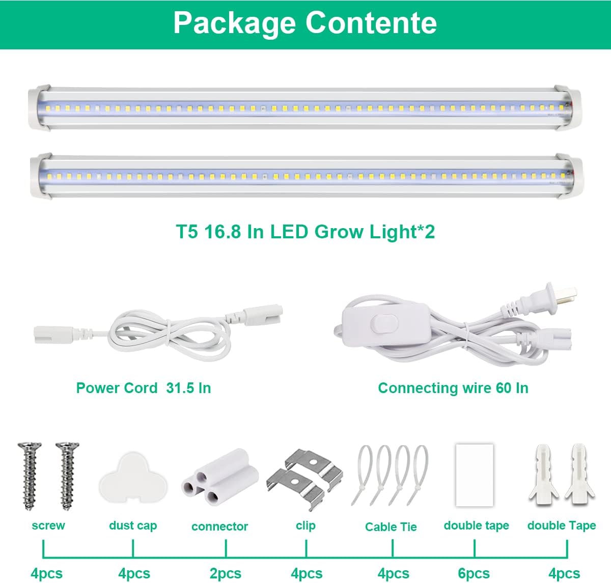 LED Grow Lamps Plant Full Spec - Aquarium Plant Seeds recension och pris