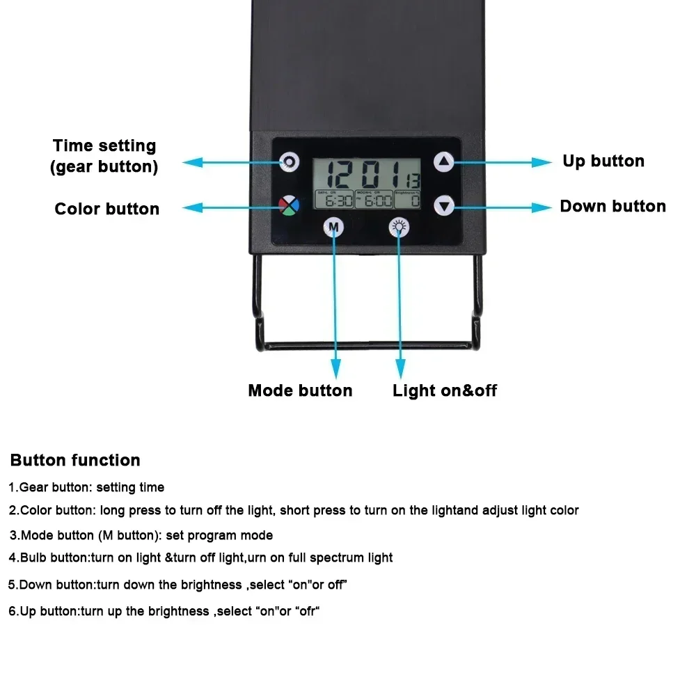 IP68 Waterproof Aquarium LED L - Aquarium Plant Light recension och pris