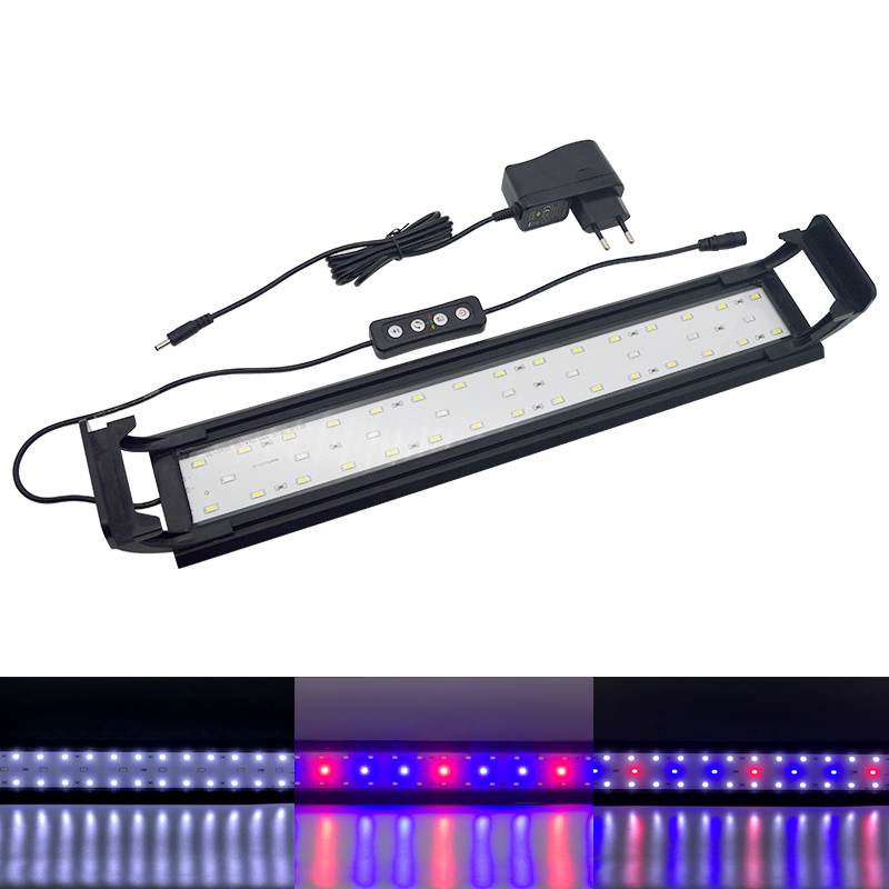 Aquarium LED Light for 16-64CM - Aquarium Plant Grow Light recension och pris