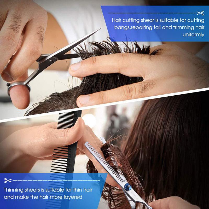 New#6Inch Professional Hairdre - Trimming Scissor Set recension och pris