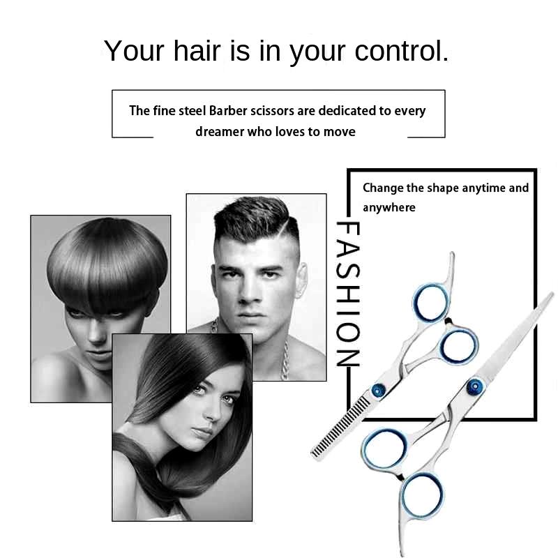 New#6Inch Professional Hairdre - Trimming Scissor Set recension och pris