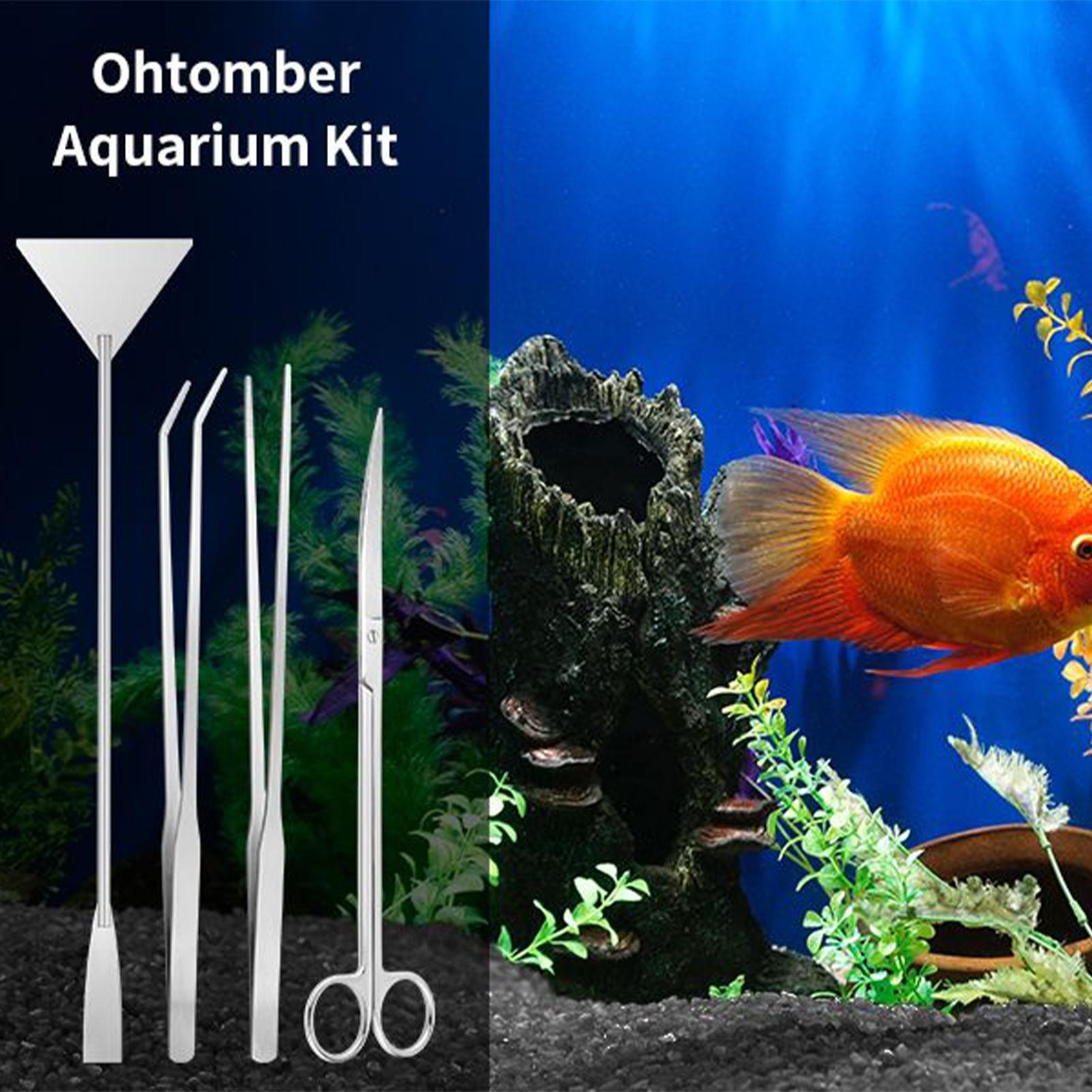 4pcs Aquarium Tool Kit Stainle - Planted Aquarium Maintenance recension och pris